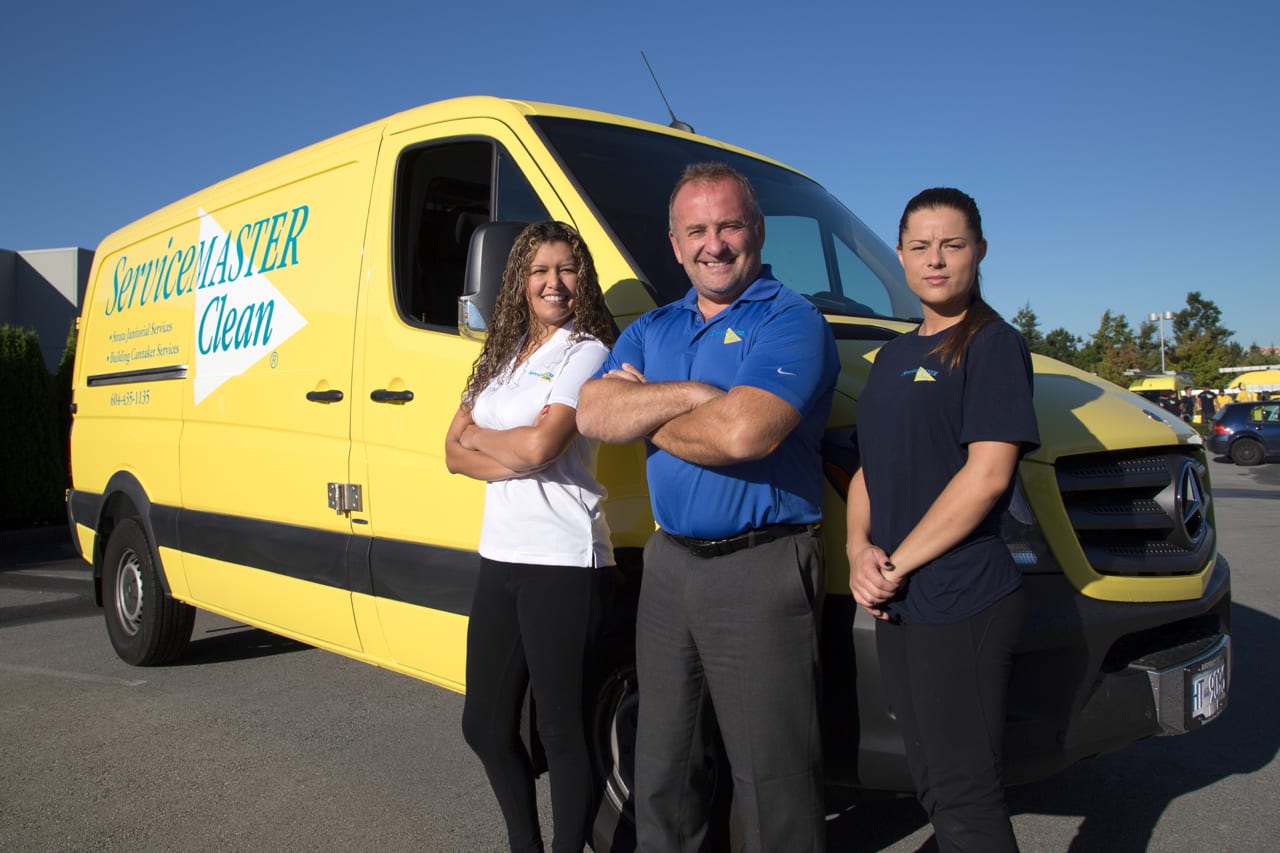 Janitorial Team By Truck